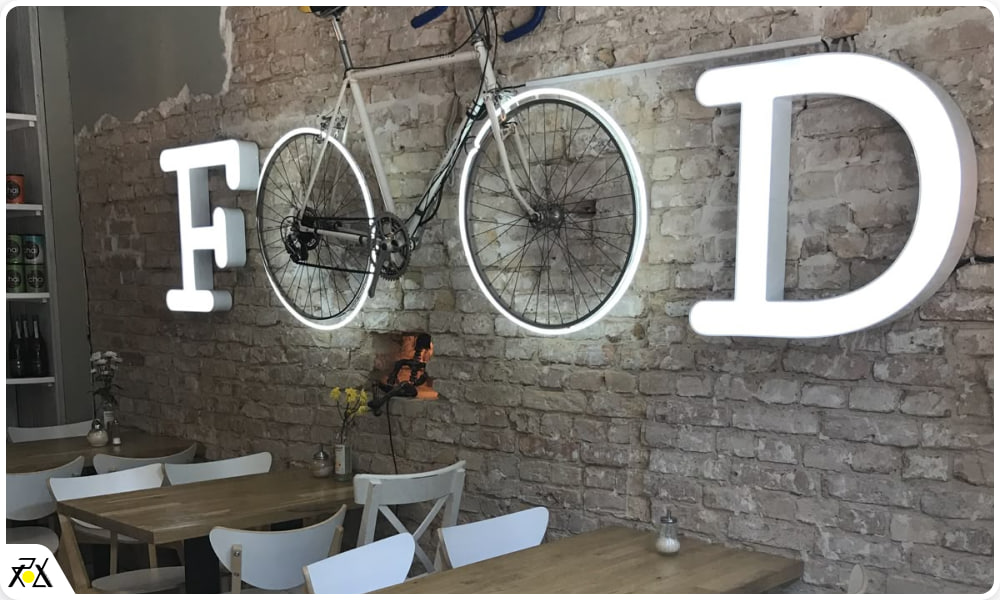 طراحی دیوار کافه